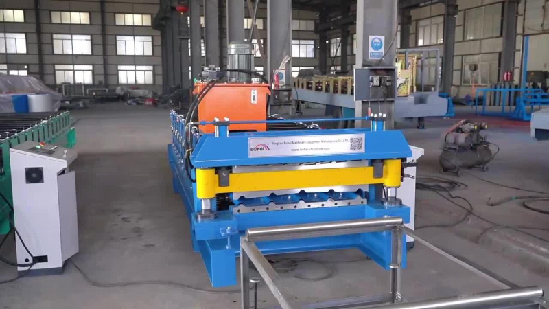 Corrugated Roof Sheet & Flat Panel Roll Forming Machine