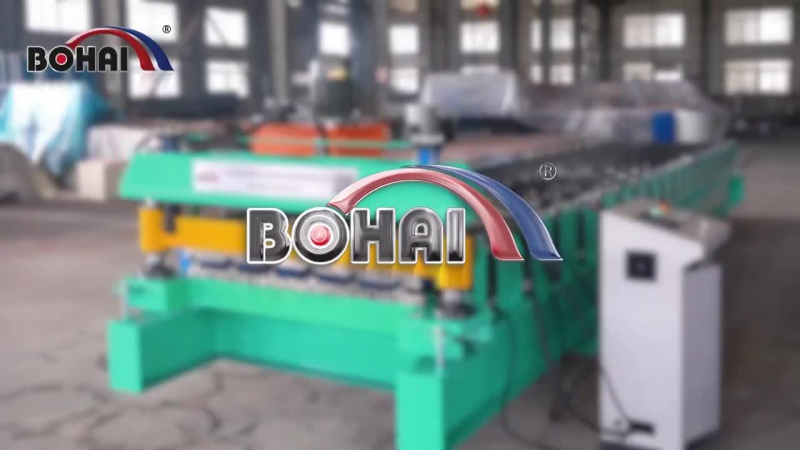 Wide Gauge Corrugated Roof Roll Forming Machine for Thin & Thick PPGI/GI Sheets