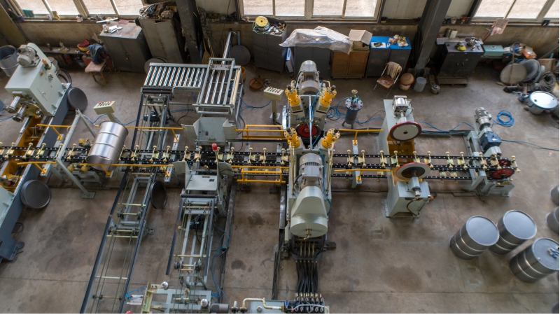 Medium Speed Steel Drum Production Line