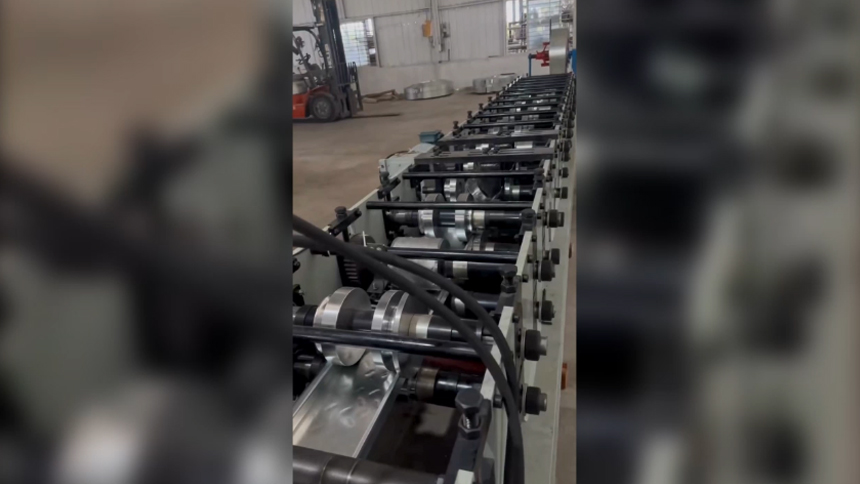 Self-Supporting Steel Floor Deck Roll Forming Machine